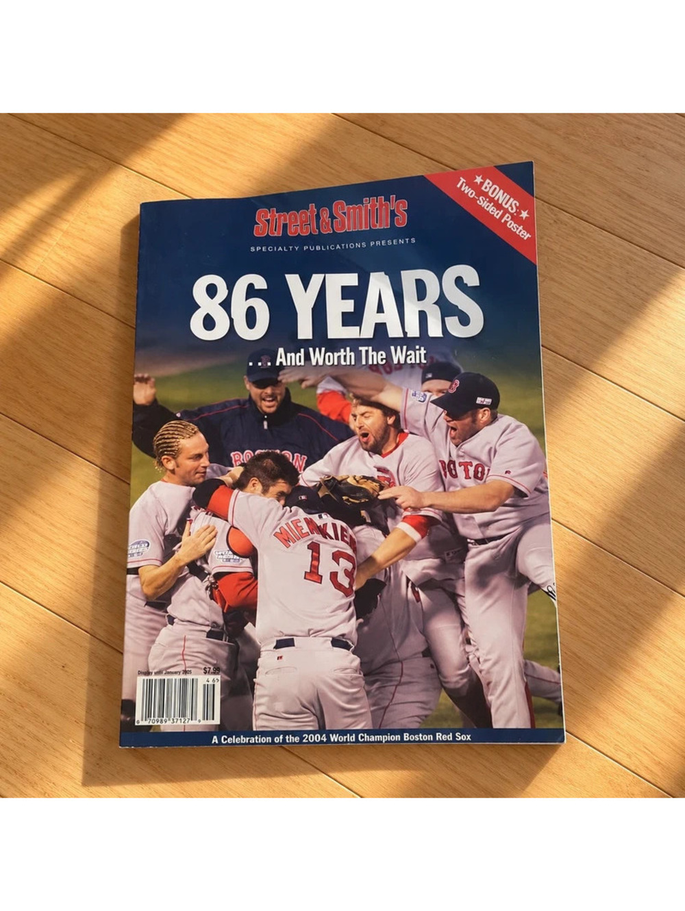 Red Sox 86 Years and Worth the Wait 2004 World Series Magazine Poster